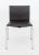 Postmodern Postmodern ChocoBrown Leather Side Chair For Sale - Image 3 of 5