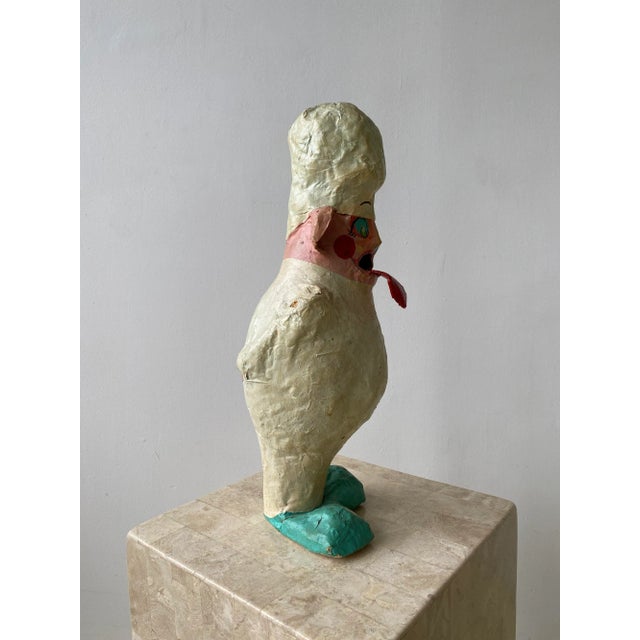 Paper Vintage Folk Art Henri's Restaurant Paper Maché "Florida Money" Bank, Circa 70s-80s For Sale - Image 7 of 13