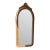 Arched Wall Mirror Ornate Carved Frame With a Gold Gilt Finish 19th-Century French Baroque Style Mirror For Sale