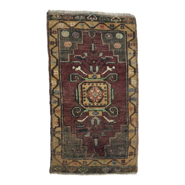 Tribal Anatolian Wool Rug For Sale