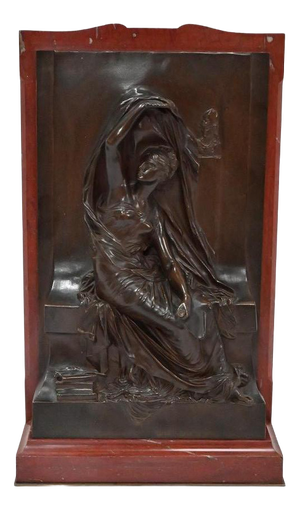 H. Chapu, La Pensée Sculpture, 19th-Century, Bronze & Marble