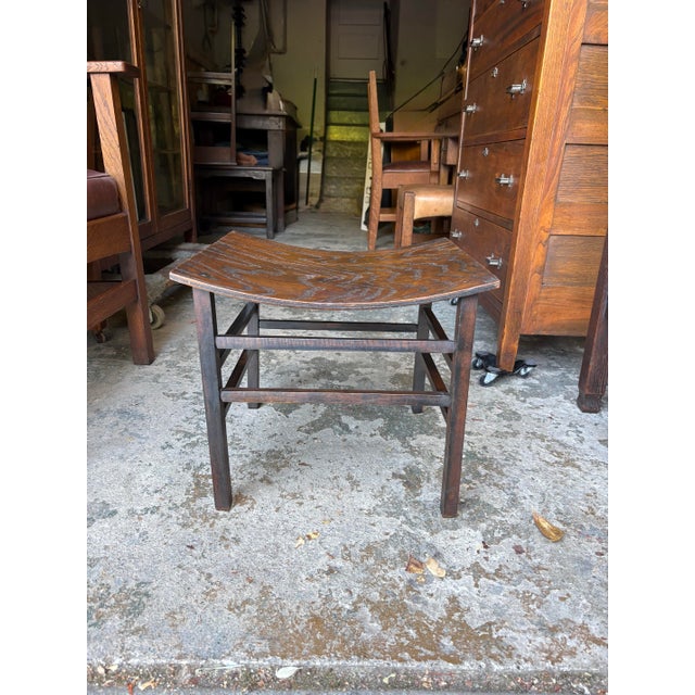Antique Plain Leg Thebes Stool For Sale - Image 9 of 9