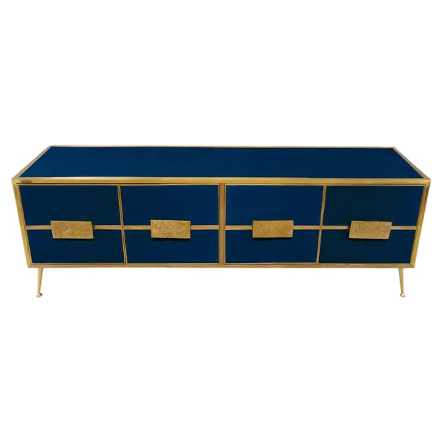 Italian Sideboard with Murano Glass from Justfurnituress SRL For Sale - Image 12 of 12