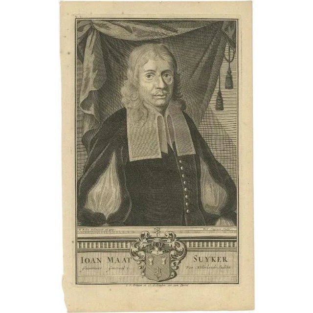 Joan Maetsuycker, 1726, Paper For Sale - Image 6 of 6