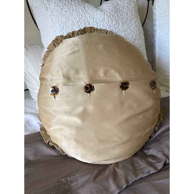 2000 - 2009 Anne Gish Decorative Pillow With Matching Lumbar Pillow For Sale - Image 5 of 5