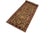 Art Nouveau Ziegler Nikia Dark Tan/Dark Red Wool Runner Rug- 3'10'' X 13'1'' For Sale - Image 3 of 10