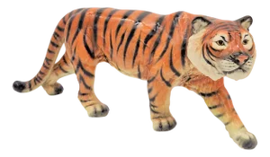 Tiger Figurine in Porcelain by Göbel, 1970s