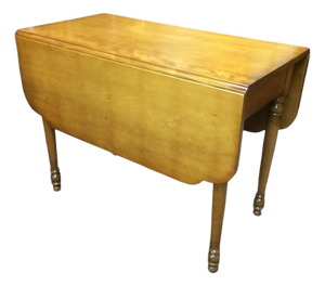 Antique Drop Leaf Table, Maple Dining Table