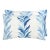 The House Of Scalamandré Chira Island Lumbar Pillow In Blue Marine For Sale