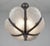 Metal French Art Deco Chandelier by B. Morin & Val Saint-Lambert 1920s France For Sale - Image 7 of 11