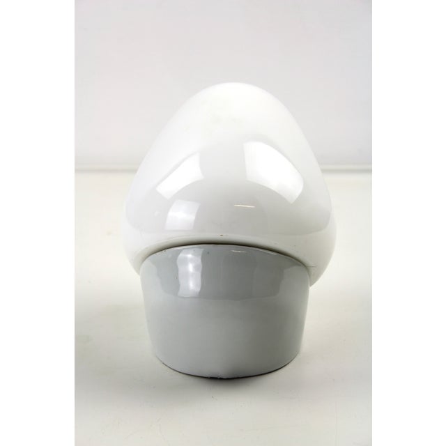 White White Wall Light attributed to Wilhelm Wagenfeld for Lindner, 1949 For Sale - Image 8 of 14