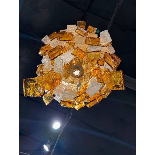 Vintage Murano Cascata Chandelier For Sale - Image 4 of 6