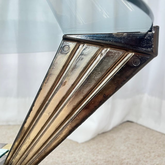 Vintage Italian Coffee Table in Glass, 1970s For Sale - Image 15 of 18