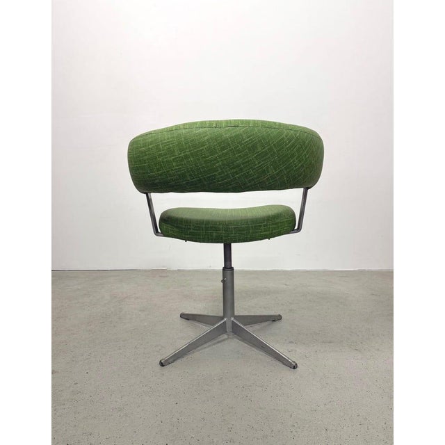 Mid-Century Modern Vintage Mid Century 1970s Swivel Chair For Sale - Image 3 of 9
