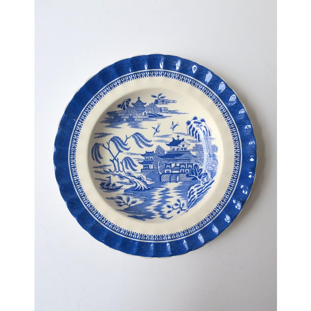 Late 19th Century Copeland Chinoiserie Blue and White Bowls Plates, Late 19th Century - Set of 3 For Sale - Image 5 of 15