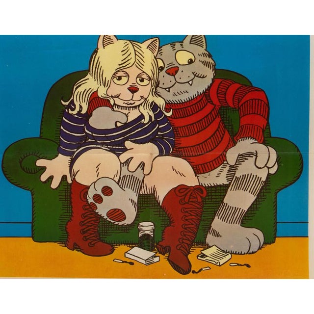 Vintage Fritz the Cat Poster, 1972 For Sale - Image 4 of 5
