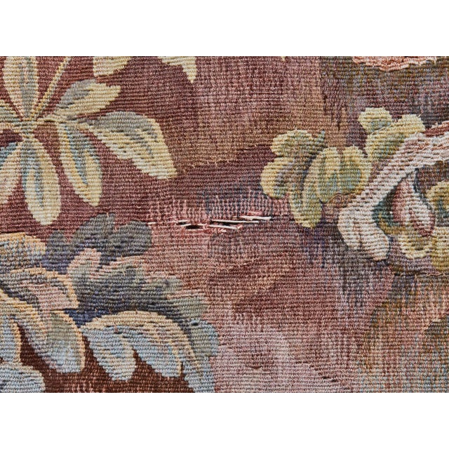 Red 19th Century Deer Hunt Wall Tapestry For Sale - Image 8 of 10