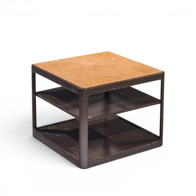 Roger Sprunger for Dunbar Mid Century Mahogany Side Table For Sale - Image 9 of 10
