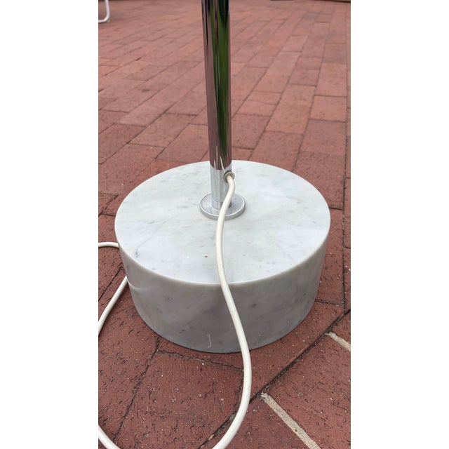 Chrome 1969 Gino Sarfatti Style Model 1094 “Eyeball” Floor Lamp, Italy For Sale - Image 8 of 10