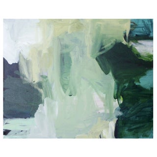 "Moss Cave" Acrylic on Canvas Painting For Sale