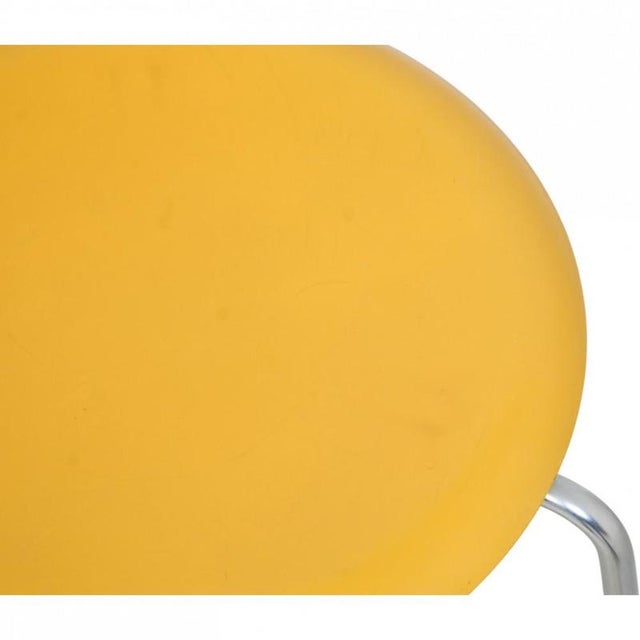 Yellow Dot Stool by Arne Jacobsen, 1970s For Sale - Image 4 of 14