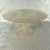 1940s Large Footed Clear Glass Bowl With Gold Glitter For Sale - Image 5 of 8