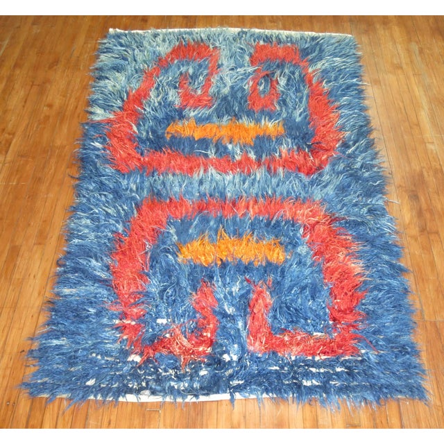 Vintage Turkish Tulu Rug For Sale - Image 14 of 18