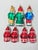 Vintage Glass Santa & Christmas Caroler Ornaments – Set of 7 For Sale In Louisville - Image 6 of 12