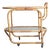 Serving Trolley in Rattan from Rohé Noordwolde, 1960s For Sale