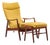 Madsen & Schubell Ms20 Mid Century Danish Teak Reclining Lounge Chair and Ottoman For Sale