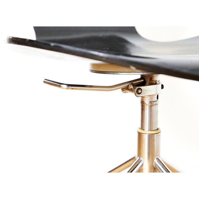 Black Model 3117 Office Chair by Arne Jacobsen for Fritz Hansen, 1980s For Sale - Image 8 of 16