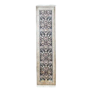 Fine Persian Silk Qum Runner 2'6'' X 10'2''