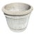 Vintage Henri Studio Garden Extra Large and Heavy Rolled Rim Concrete Stone Planter W/Stand Numberd For Sale