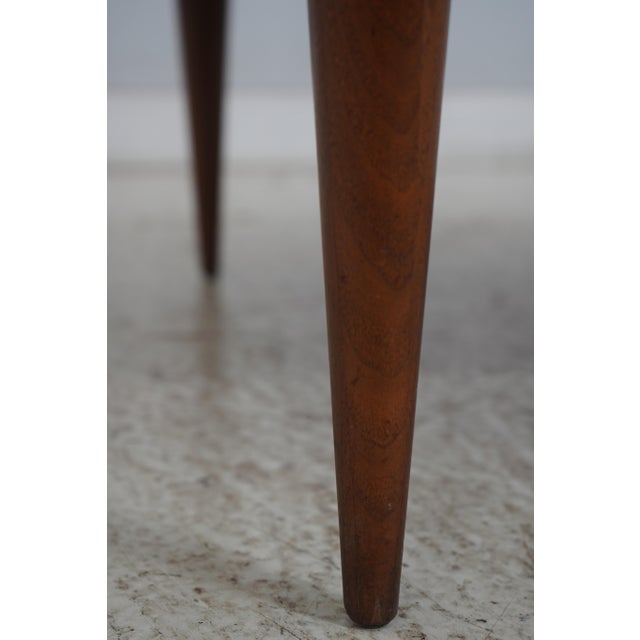 1960s John Widdicomb Mid Century Modern Walnut Coffee Table For Sale - Image 5 of 12