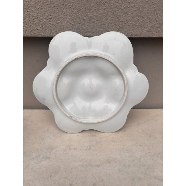 French Majolica Oyster Plate, Circa 1890 For Sale - Image 4 of 4