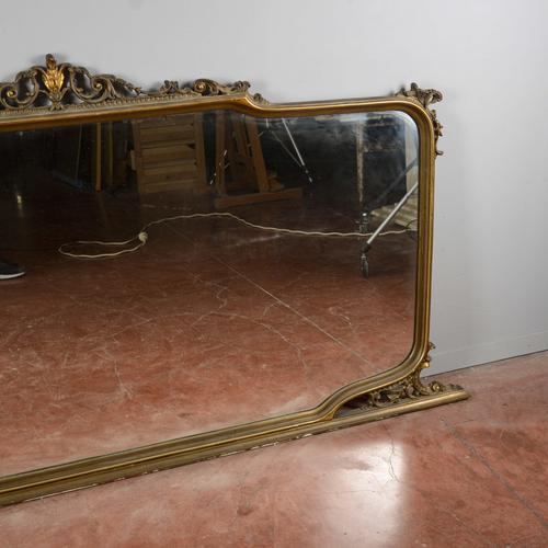 Antique Sideboard Mirror, 1900s For Sale - Image 3 of 9