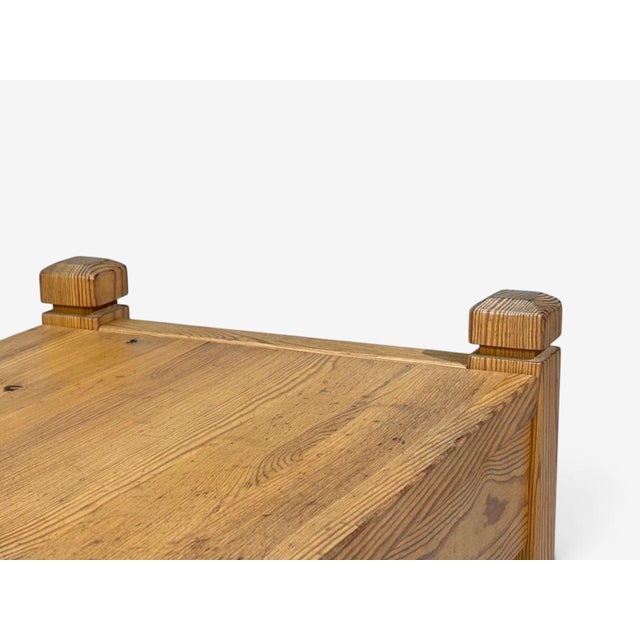 Swedish Modern, Nightstands, Pine, Leather, Sweden, 1970s For Sale - Image 10 of 13