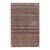 Vintage Turkish Rug With Distressed Chevron Pattern in Multicolor - Rug & Kilim For Sale