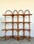 Chocolate Vintage Bent Rattan Arched Etagere For Sale - Image 8 of 12