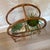 Vintage Midcentury Bamboo/Rattan Circular Shelf Unit For Sale - Image 10 of 10