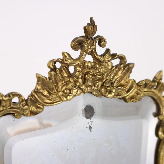 Bronze Vanity Mirror, Europe, 19th Century-20th Century For Sale - Image 3 of 12