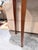 Late 20th Century Hammary Federal Style Mahogany Console Table With Glass Top For Sale - Image 9 of 10