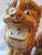 1970s Colorful Ceramic Foo Dogs - a Pair For Sale - Image 12 of 13