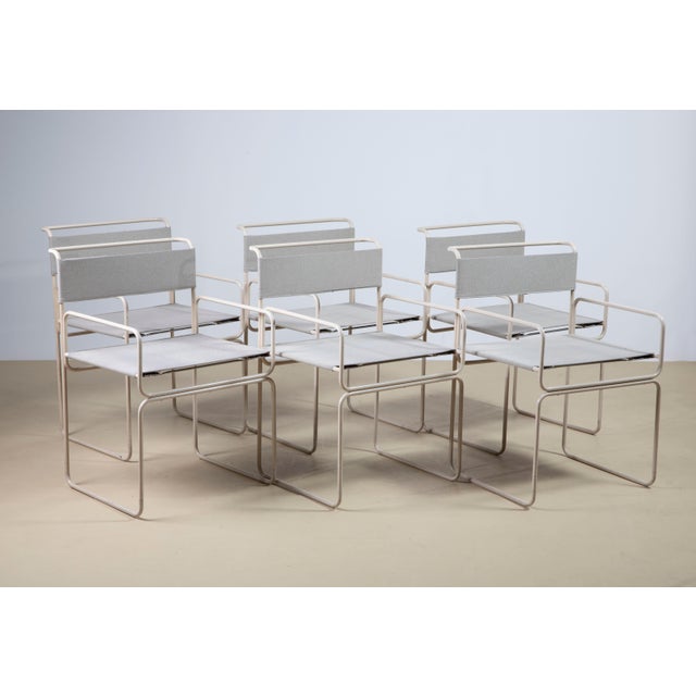 Libellula Chairs by Giovanni Carini for Planula, 1970, Set of 6 For Sale - Image 4 of 10