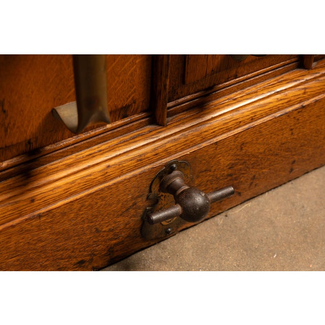 Early 20th Century Y & E Oak Document Filing Cabinet For Sale - Image 12 of 13