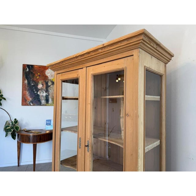 Art Nouveau Rustic Display Cabinet For Sale - Image 5 of 15