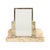 Small Art Deco Photo Frame in Marble, Glass and Mirrored Border, 1930s For Sale - Image 3 of 15