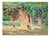 Molly Cramer, Farm with Chickens, Oil on Canvas, Framed For Sale
