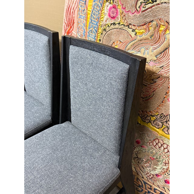 International Atelier Upholstered Dora Side Chairs, Pair For Sale In San Francisco - Image 6 of 9