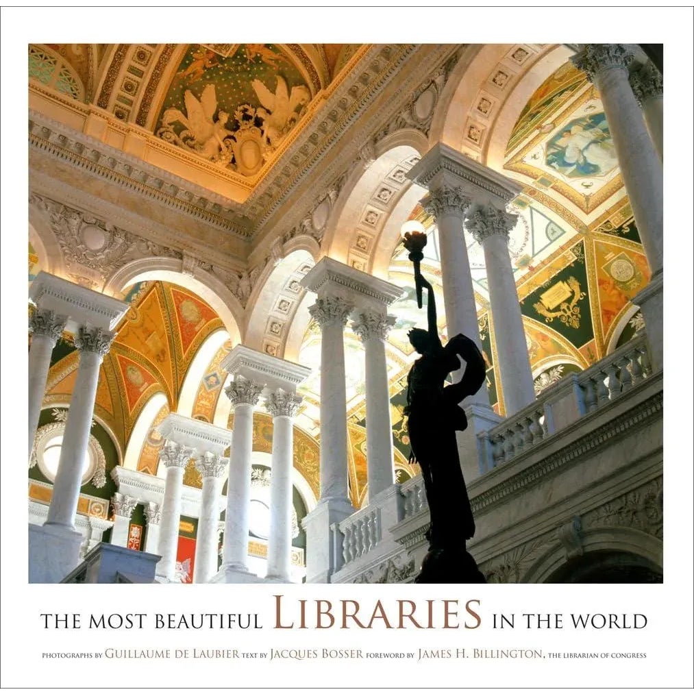 The Most Beautiful Libraries in the World Book by Jacques Bosser | Chairish